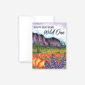 Wild One Birthday Greeting Card