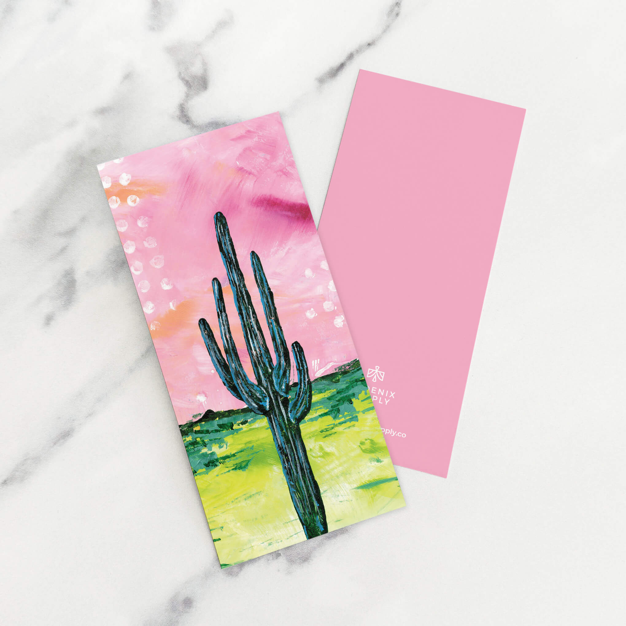 In the Pink Paper Bookmark