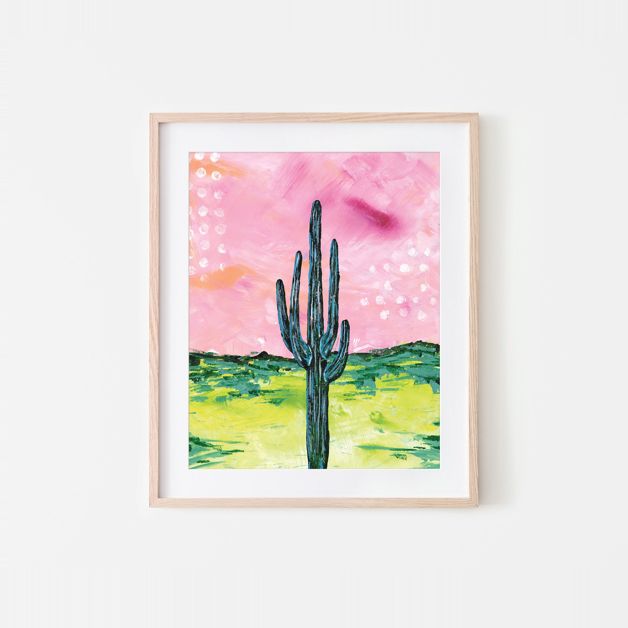 In the Pink Mixed-Media Art Print