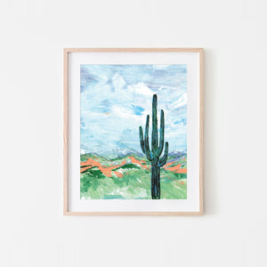 Verde Vista Mixed-Media Art Print